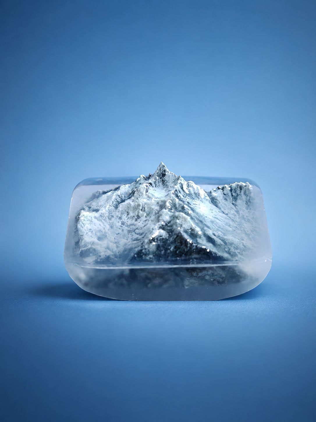 Adding cloud depth around the mountain base