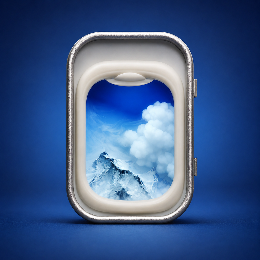 Snow Mountain Window