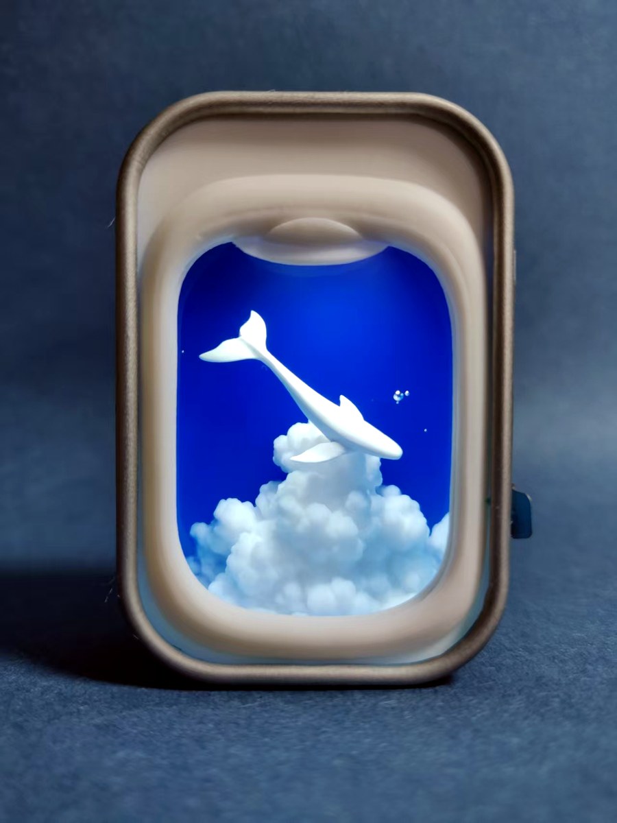 Whale Cloud Window